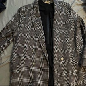 H&M women's double breasted blazer